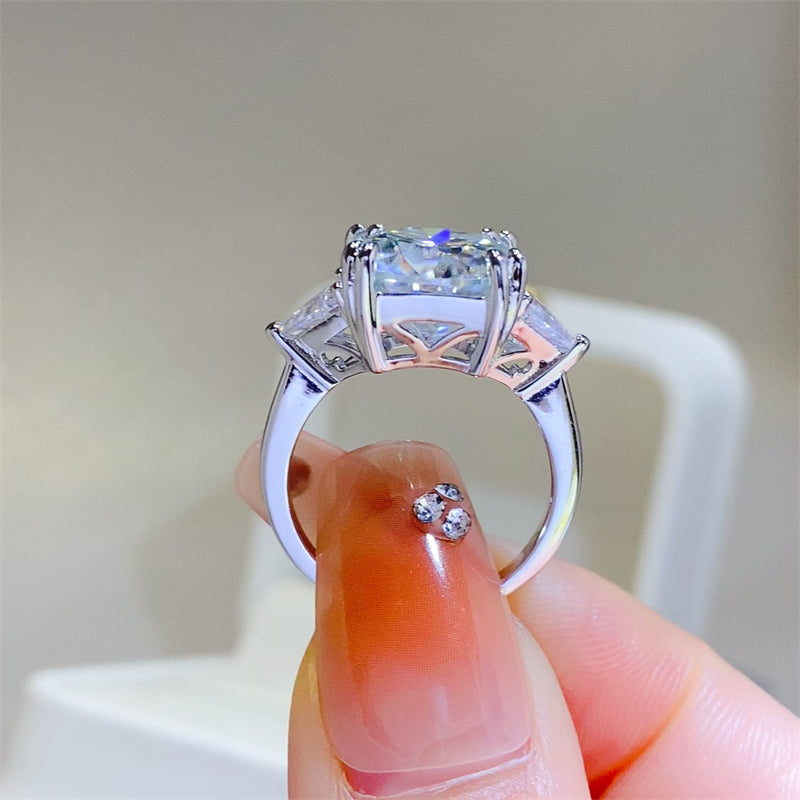 5 Carat Moissanite 925 Sterling Silver Ring Trendsi