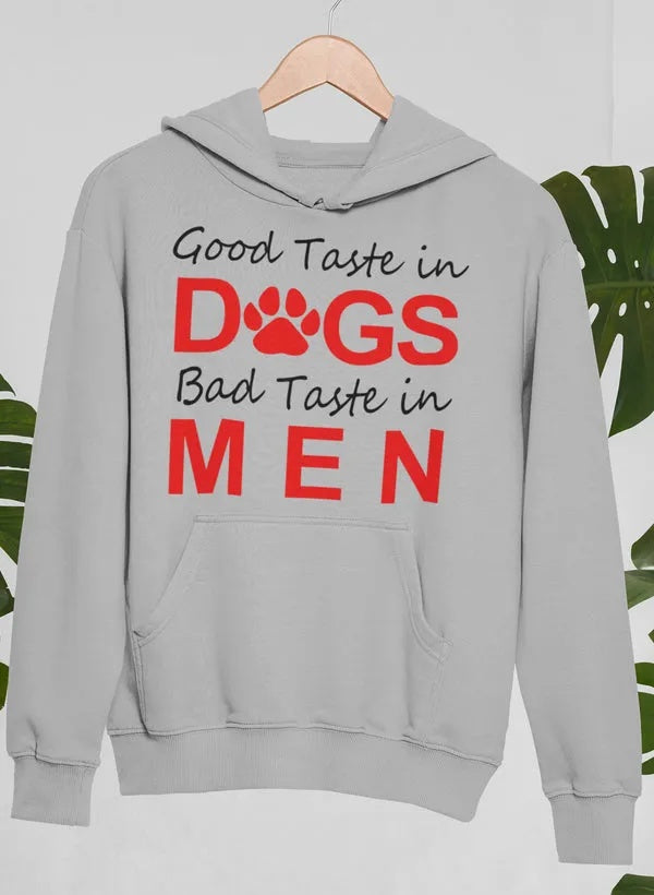 Good Taste In Dogs Hoodie Red Beauty's Boutique