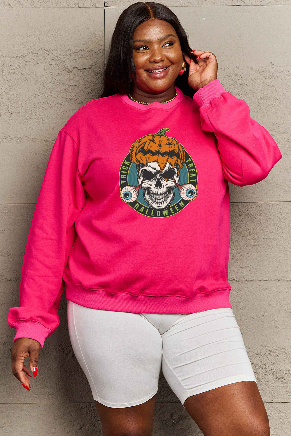 Skull Graphic Sweatshirt