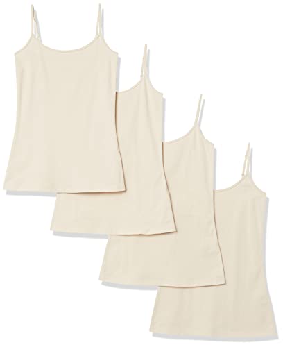 Amazon Essentials Women's Slim-Fit Camisole Pack of 4