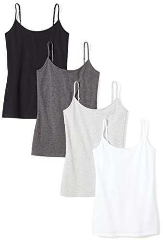 Amazon Essentials Women's Slim-Fit Camisole Pack of 4