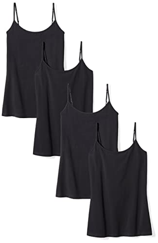 Amazon Essentials Women's Slim-Fit Camisole Pack of 4