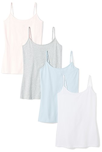 Amazon Essentials Women's Slim-Fit Camisole Pack of 4