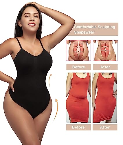 Seamless Sculpting Thong Body Shaper Tank Top