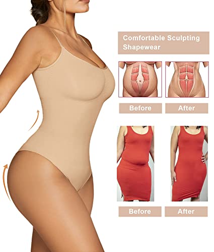 Seamless Sculpting Thong Body Shaper Tank Top