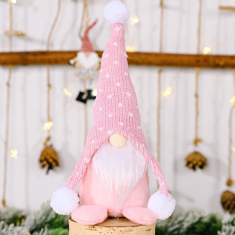 Pom-Pom Trim Faceless Gnome