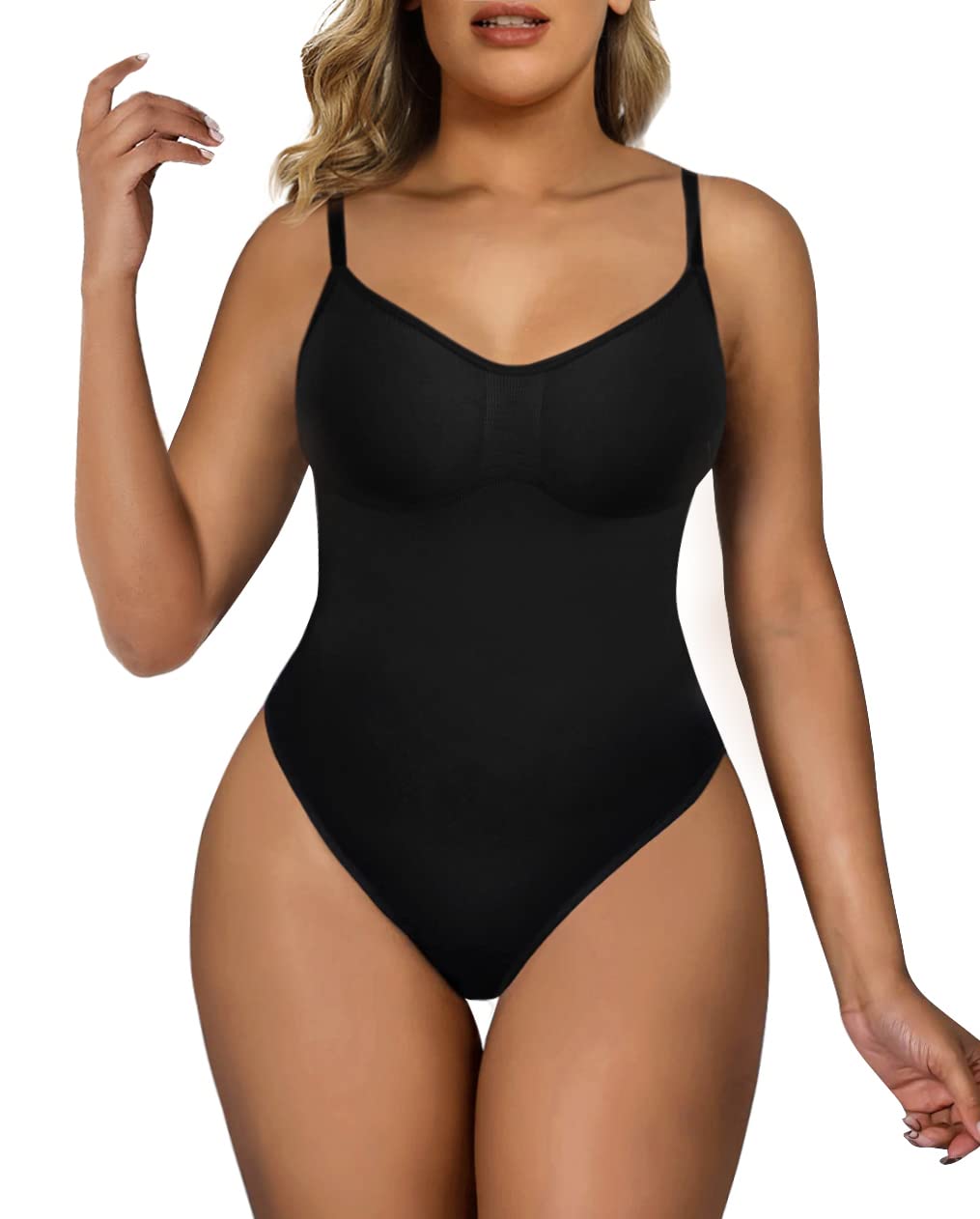 Seamless Sculpting Thong Body Shaper Tank Top