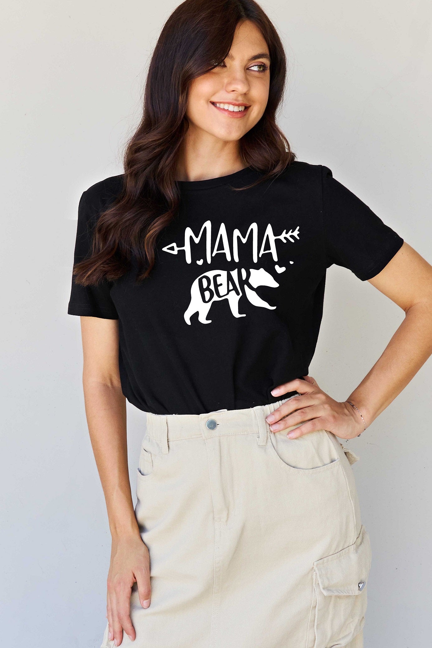 Simply Love Full Size MAMA BEAR Graphic Cotton T-Shirt