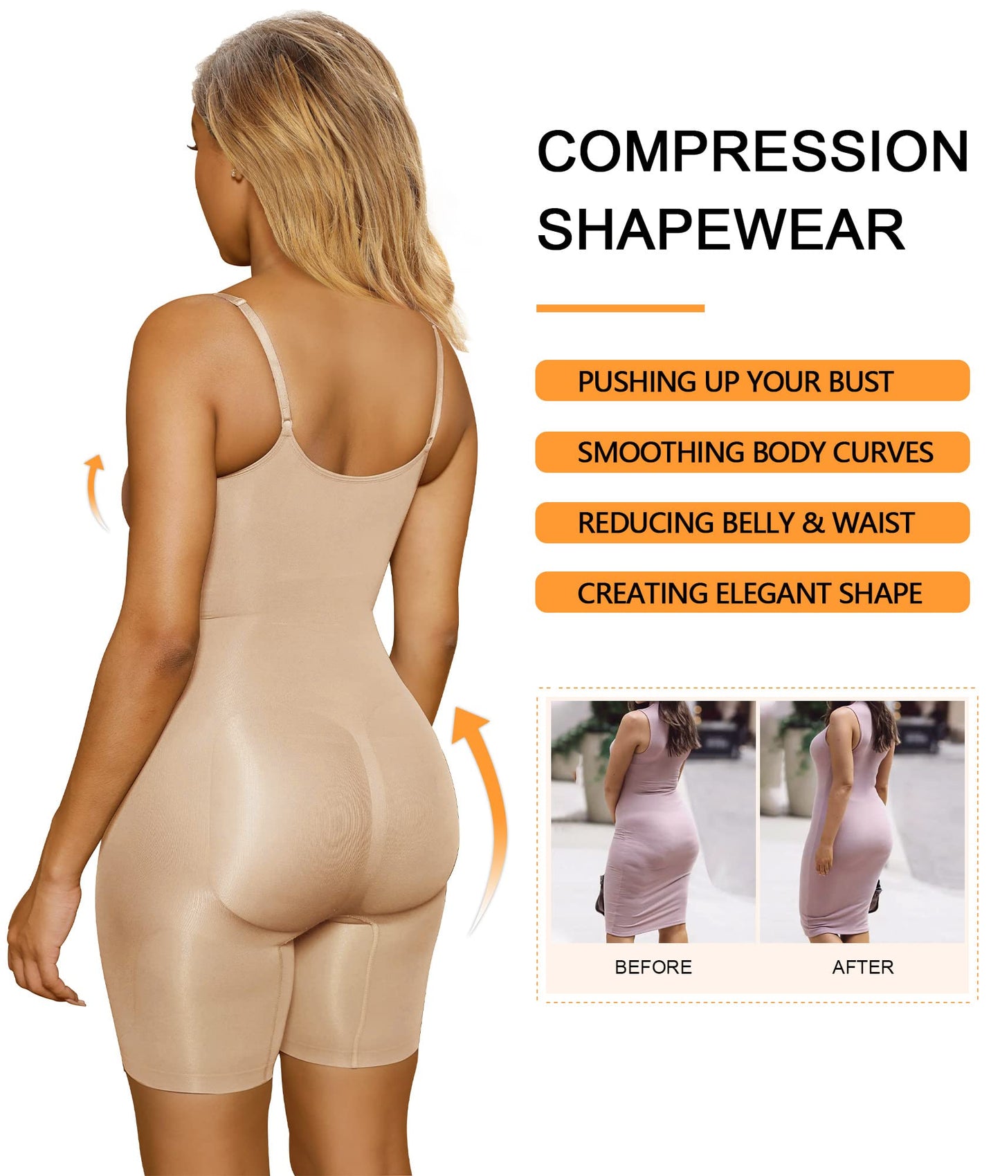 Seamless Sculpting Thong Body Shaper Tank Top