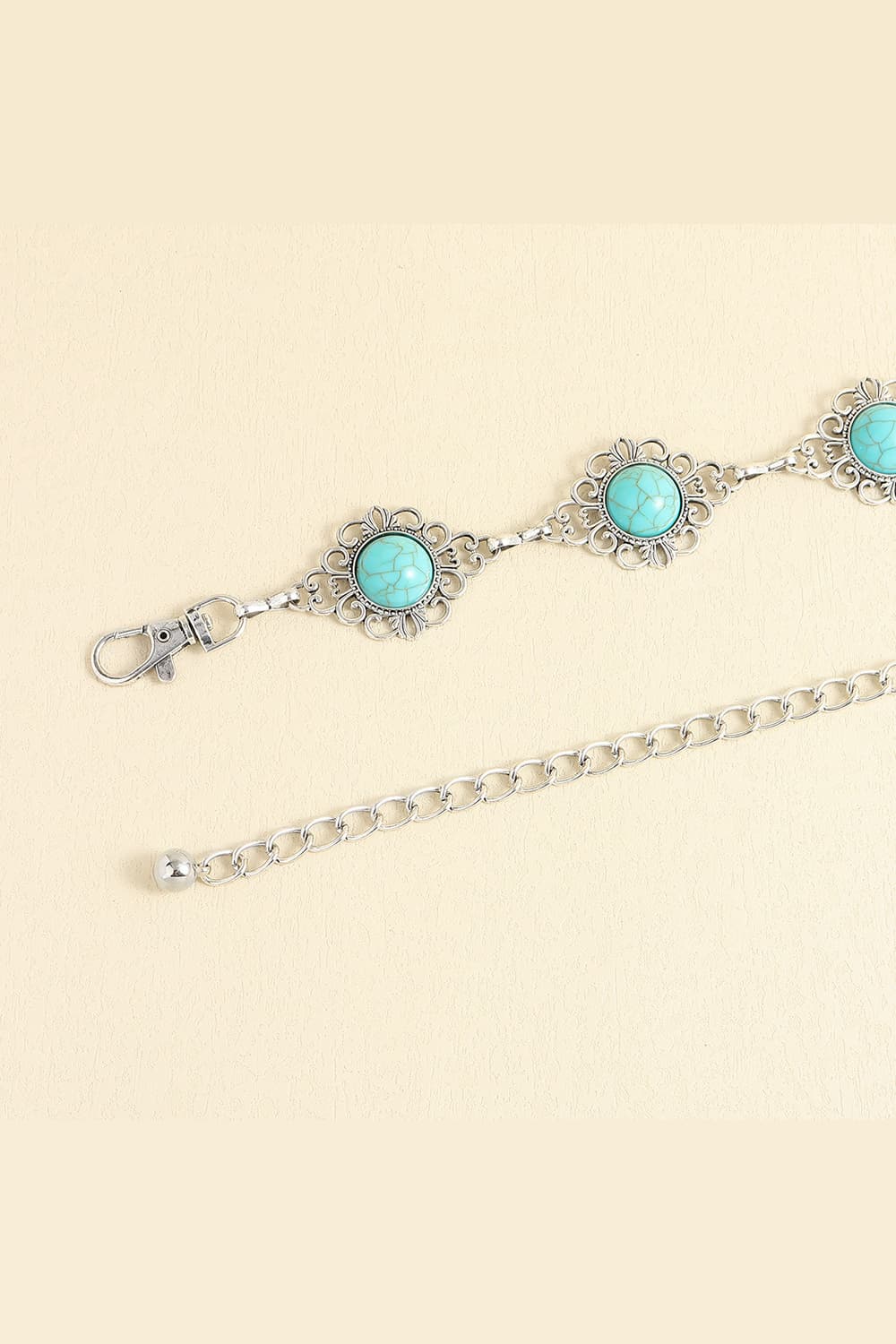 Vintage Turquoise Alloy Belt Trendsi