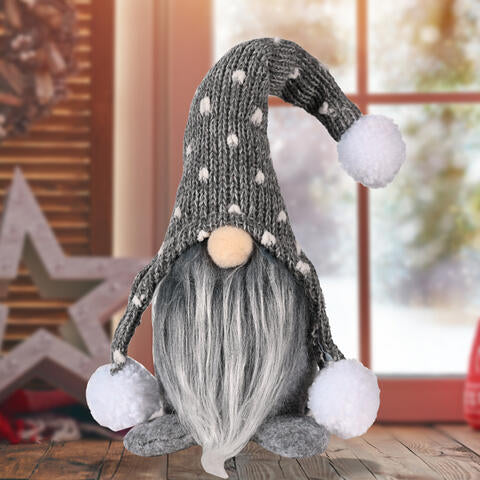 Pom-Pom Trim Faceless Gnome