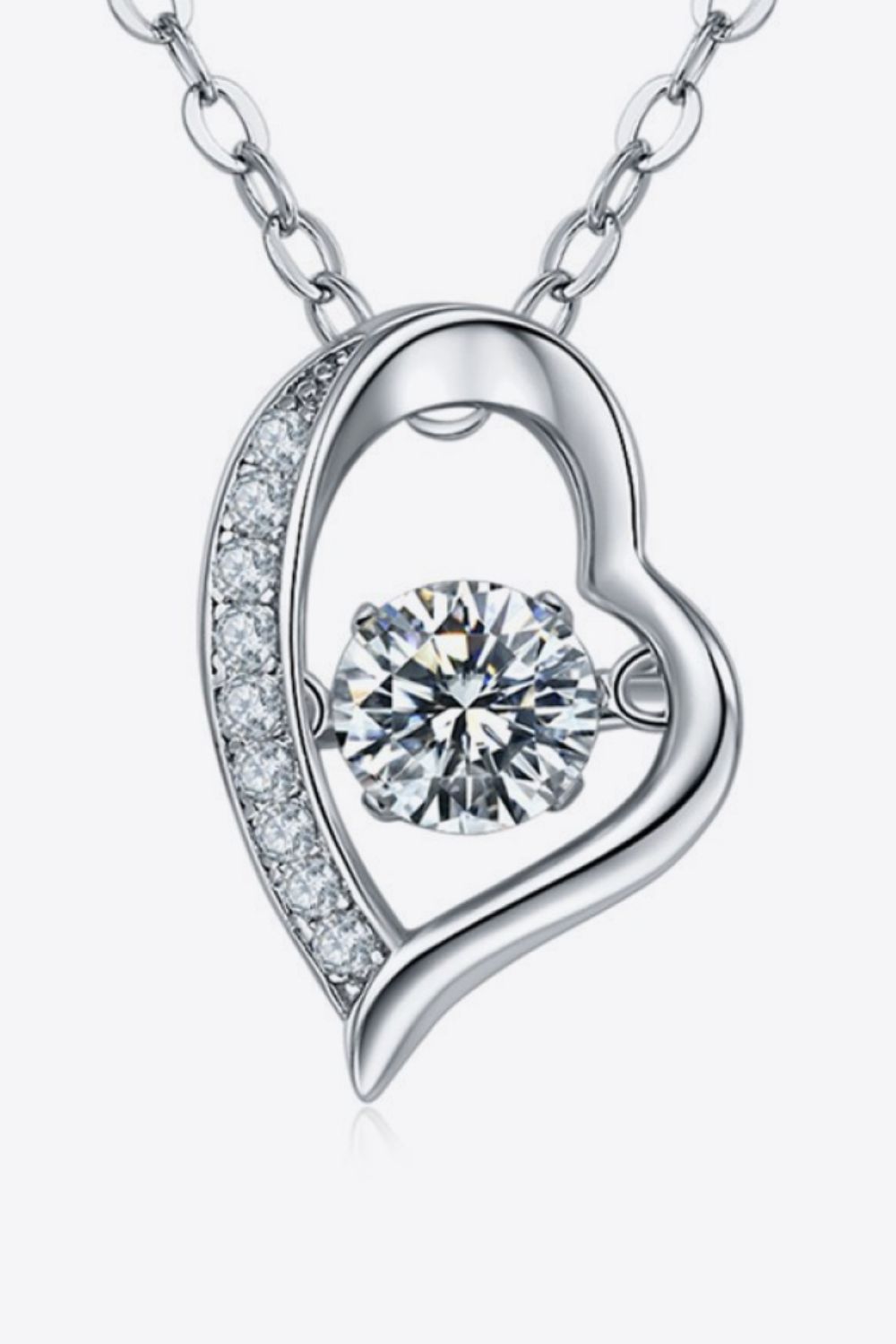 Beautiful Moissanite Pendant Necklace Trendsi