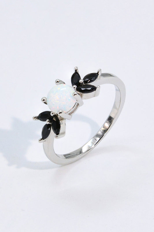 Opal and Zircon Contrast Ring Trendsi
