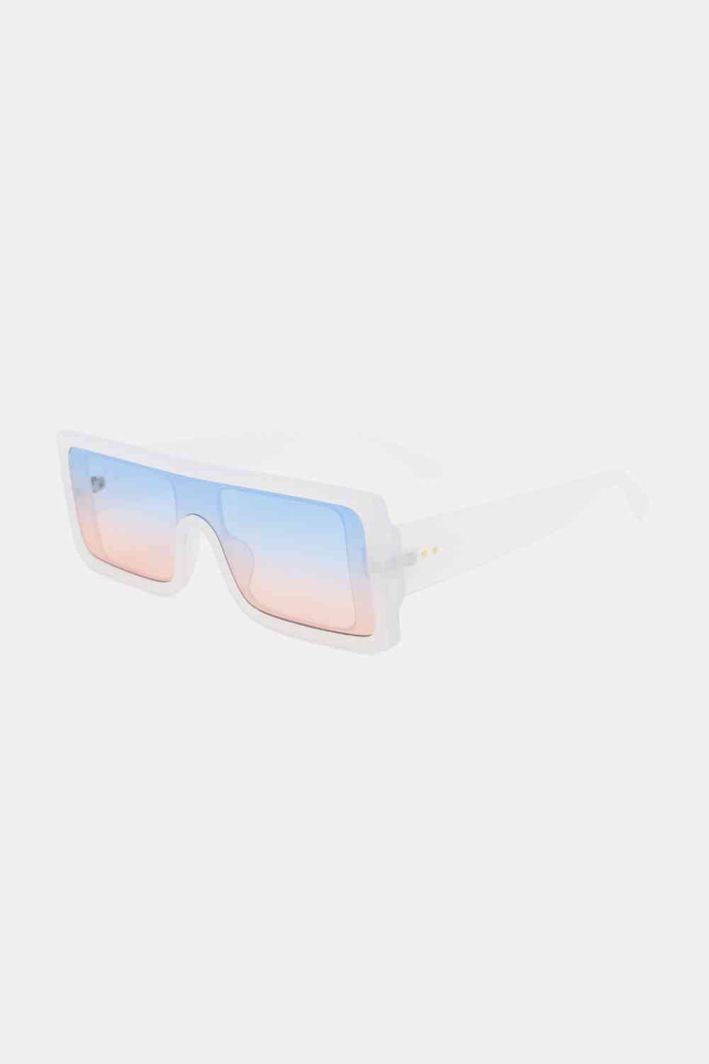 Polycarbonate Frame Rectangle Sunglasses