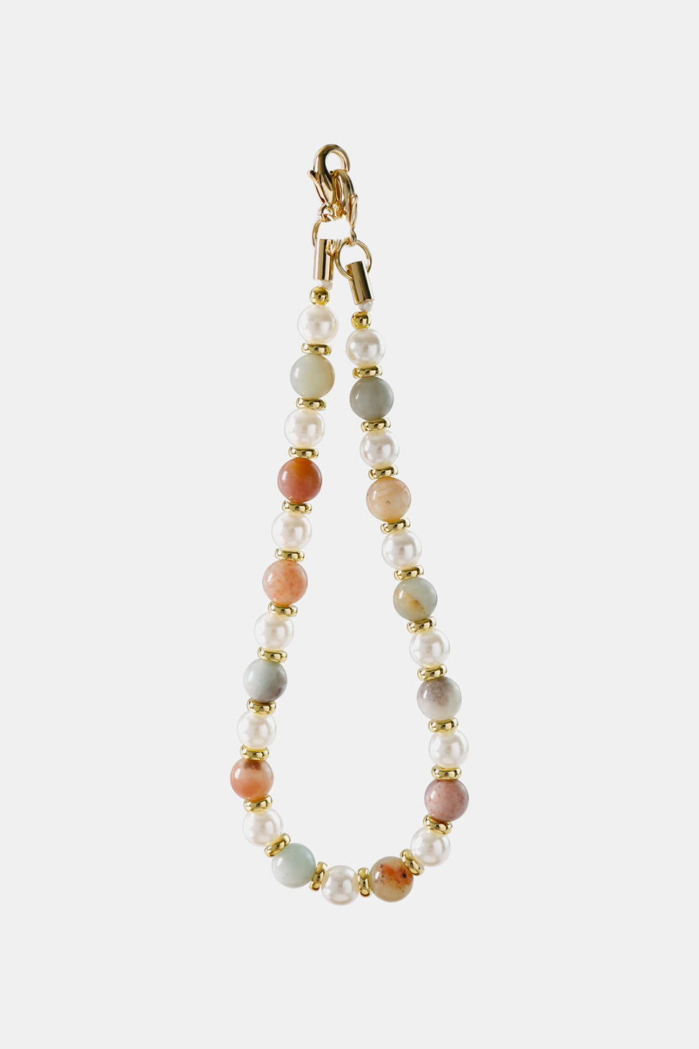 Natural Stone Beads Key Chain